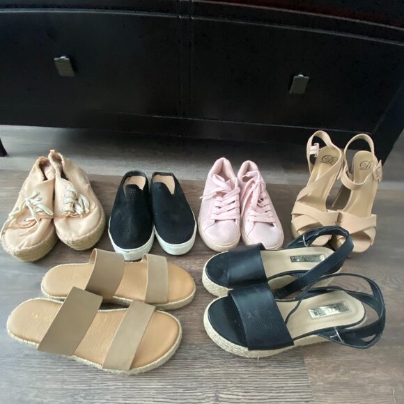 Nautica, Forever 21, Diva & More Ladies Shoes & Sneakers PreOwned Size 7 & 7 1/2 - Picture 2 of 9